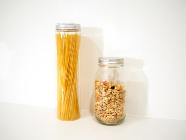 パスタケース、グラノーラ