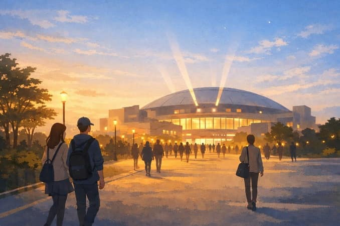 コンサート、ライブに向かう